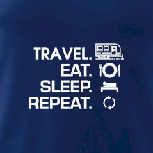 Eat sleep travel - Velký  přívěs