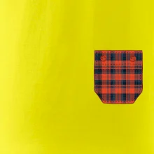 Flanelové triko červené