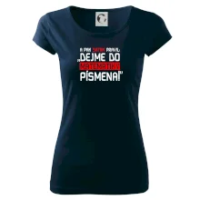 A pak satan pravil dejme do matematiky písmena