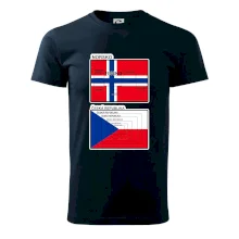 Norská a česká vlajka