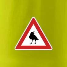 Dopravní značka - Pozor havran