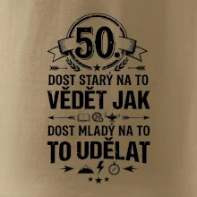 50 dost starý na to vědět jak to udělat