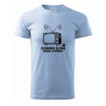 Svoboda slova nemá vypínač retro televize