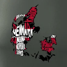 Mapy - názvy měst - Dánsko