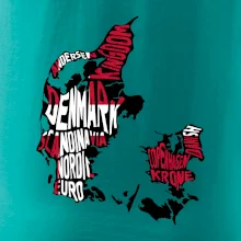 Mapy - názvy měst - Dánsko