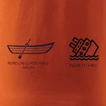 Řemeslnici postavili archu, fušeři Titanic