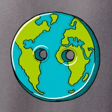 Planeta země knoflík (Pecka design)