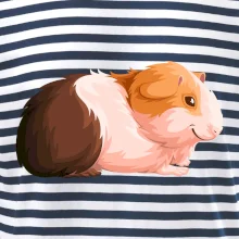 Morče - kreslené z boku