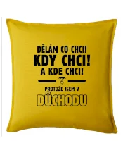 Dělám co chci, kdy chci důchod