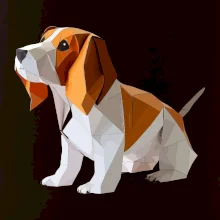 Bígl slepený z papíru