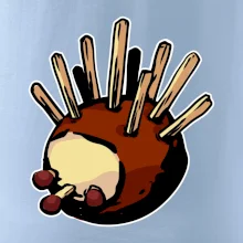 Kaštanový ježeček - prso