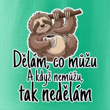 Dělám, co můžu. A když nemůžu, tak nedělám.