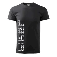 Biker nápis na výšku řetěz