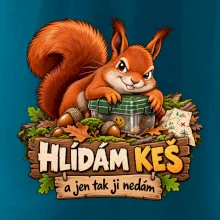 Hlídám keš veverka s pokladem