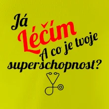 Já léčím - tvoje superschopnost? Šikmý nápis