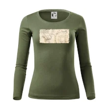 Mapa Báňské dráhy z Moravské Ostravy do Doubravy