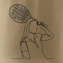 Tenistka  jednim tahem