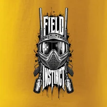 Černobílá maska field instinct paintball