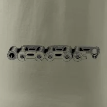 Cyklistický řetěz nákres