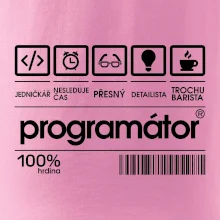 Čárový kód - programátor