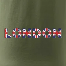 Nápis London vlajka