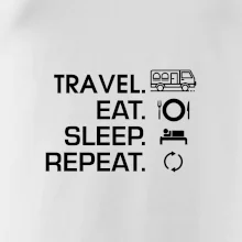 Eat sleep travel - Van