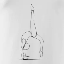 Gymnastika na rukou jedním tahem