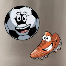 Parové triko - Kopačka a míč