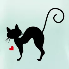 Zamilovaná kočka prohnutá