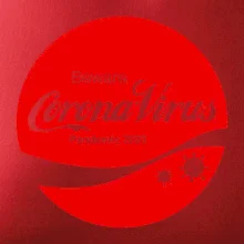 Corona virus pandemic logo