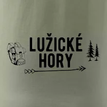 Lužické hory nápis