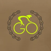GO cyklista (fluo potisk)