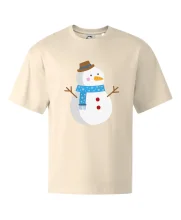 Sněhulák se šálou