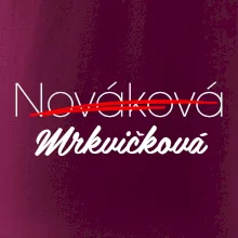 Svatební triko - změna příjmení