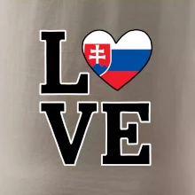 Love Slovenská vlajka