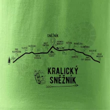 Profil kopců - Kralický Sněžník