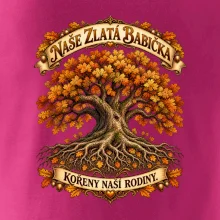 Naše zlatá babička kořeny naší rodiny dub