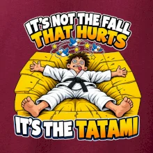 Pád bolí tatami judo