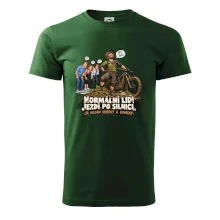 Normální lidi jezdí po silnici cyklistický humor