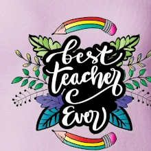 Barevné tužky best teacher ever