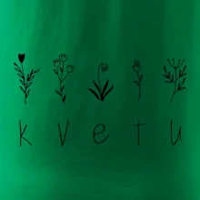 Kvetu - Nápis s květinami