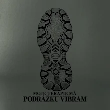 Moje terapie má podrážku Vibram