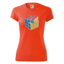 Rubikova kostka kreslená