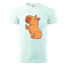 Kapybara s palcem nahoru