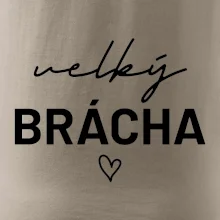 Velký brácha - nápis na prsou