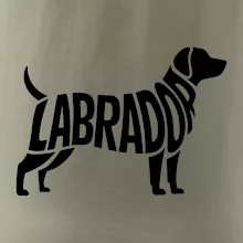 Labrador nápis v těle