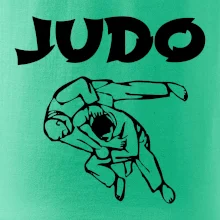 Judo nápis + postavy