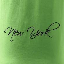 New York nápis psacím