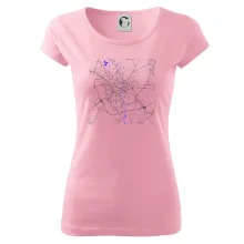 Olomouc - Mapa s vodními toky