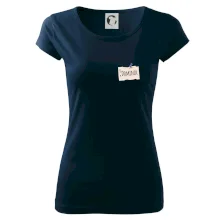 Papírek se jmenovkou - prso - vlastní jméno